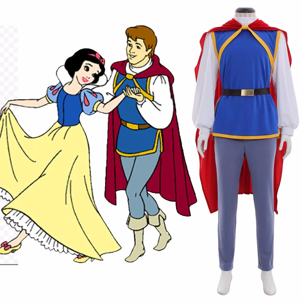 Cosplaydiy Snow White Prince Cosplay Costume Grimm s Fairy Tales Adult