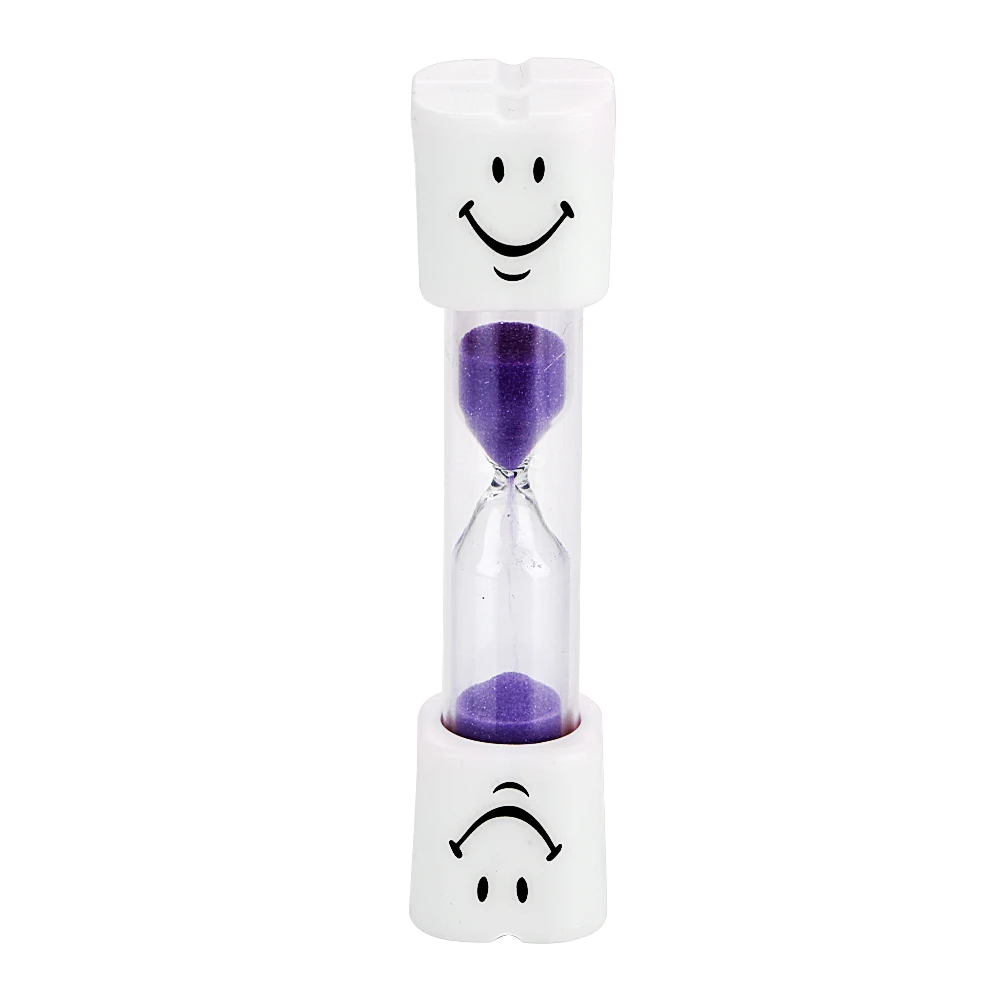 NICEYARD 3 минуты красочные Песочные часы Таймер-часы песочный таймер 5 цветов на выбор - Цвет: Фиолетовый