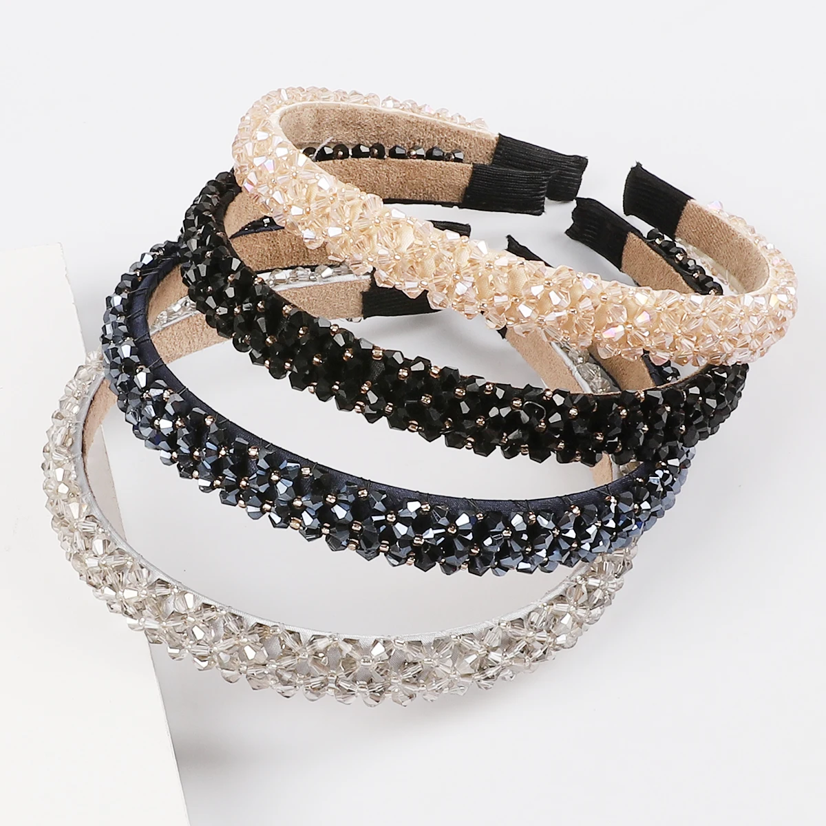 Women Girls Headwear Bling Rhinestone Crystal Headband Hairband Hair Accessories