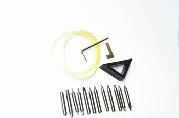 

17 pcs/lot End Mills Milling Cutter Set For All The World Vertical Key Cutting Machine Parts Locksmith Tools