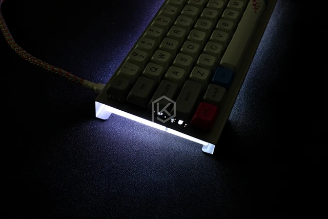 60% 커스텀 키보드용 스테인리스 스틸 케이스와 아크릴 패널인 XD60/XD64/GH60 스테인레스 스틸 벤트 케이스 정보