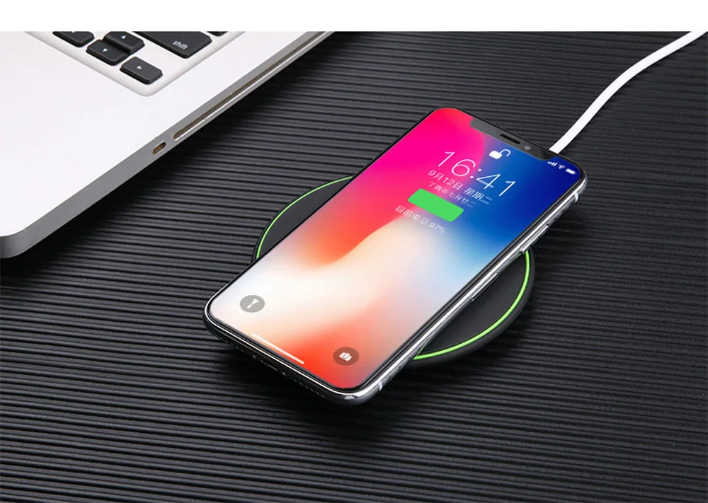 Qi Беспроводное зарядное устройство для iPhone XS Max быстрое зарядное устройство мощная Беспроводная зарядная подставка для samsung Galaxy S10 S10e S10 Plus Новинка A50