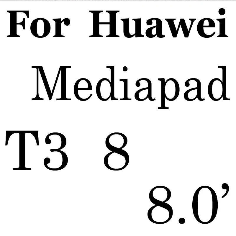 5 шт Мягкие Экран Защитные гвардии для huawei MediaPad T3 10/8/7 10,1/8,0/7," прозрачный/матовый/Nano Anti-Explosion защитный Плёнки - Цвет: T3 8