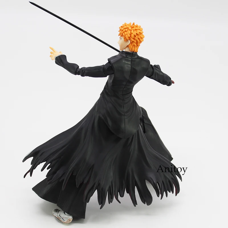 Play Arts Kai BLEACH Kurosaki Ichigo ПВХ фигурка Коллекционная модель игрушки 27,5 см