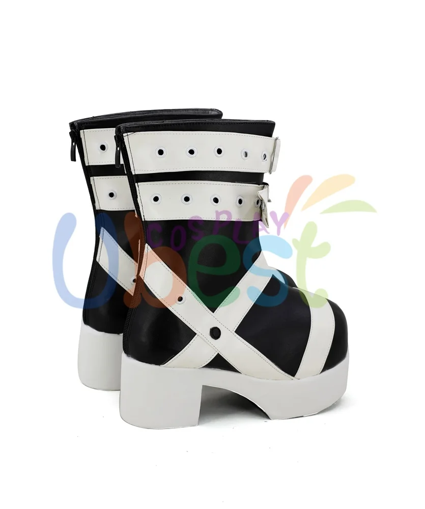 Soul Eater Maka Albarn/черная обувь для костюмированной вечеринки; женские ботинки; Версия 2