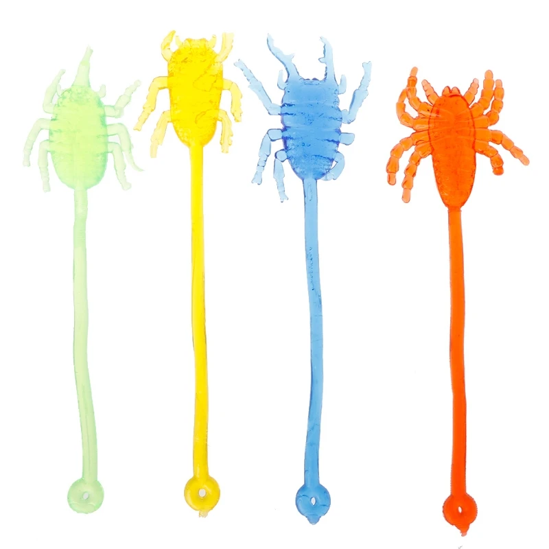

2019 New Sticky Stretchy Insect Classic Funny Kids Toy Climbing Animal Doll Party Favor
