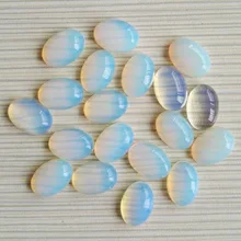 Wholesale 50pcs hot selling natural opal stone beads 10X14mm oval shape CAB CABOCHON Free shipping
