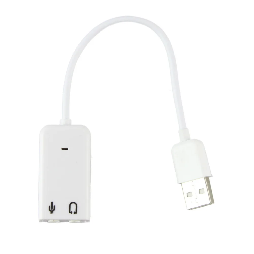 Высокое качество Лидер продаж USB 2.0 Виртуальный 7.1 канала аудио адаптер Звуковая карта для портативных ПК MAC Перевозка груза падения