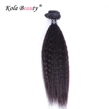 1Pcs 11A Brazilian Coarse Yaki Virgin Hair Remy Italian Yaki Straight Hair 100% Unprocessed Kinky Straight Human Hair Bundles