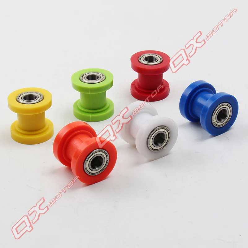 Motorcycle Motorbike 8mm Chain Roller Tensioner Pulley Wheel Guide hX
