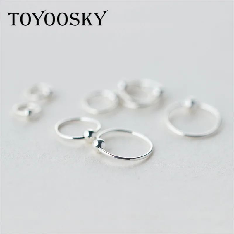 

s925 Sterling Sliver Small Tiny Ball Earrings 6mm 8mm 10mm 12mm Minimalist Huggie Hoop Ear Piercing Tragus Helix Cartilage 2017