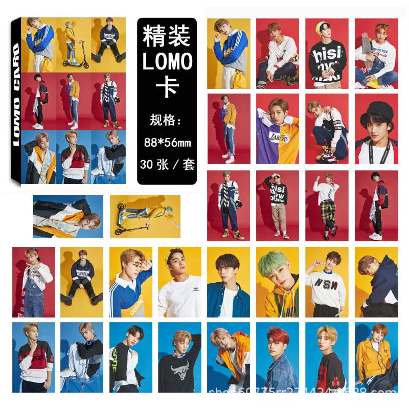 

30Pcs/set KPOP NCT 127 We Go Up LIMITLESS BOSS TOUCH Photo Pictures Cards LOMO Cards Self Made LOMO Pictures Photocard Fan Gifts