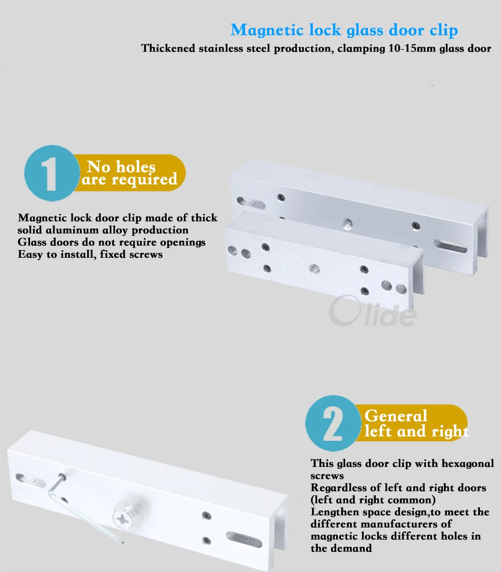 Aluminum Alloy Material Magnetic Lock Clip 2