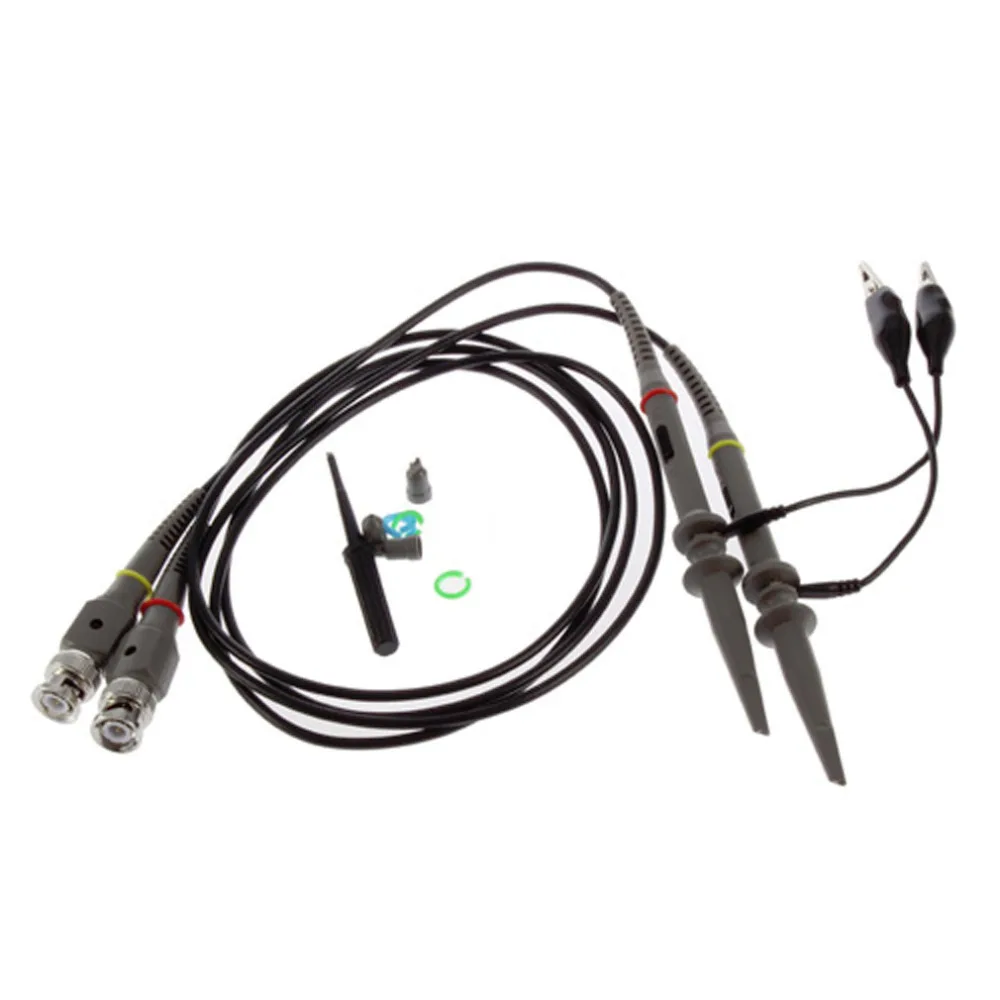 

3pcs Hot P6100 Oscilloscope Probe DC-100MHz Scope Clip Probe 100MHz For Tektronix HP Worldwide