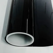 50cm500cm 5% VLT negro oscuro película opaca para ventana de coche Auto comercial de aislamiento de calor película de Protección de Privacidad película Solar