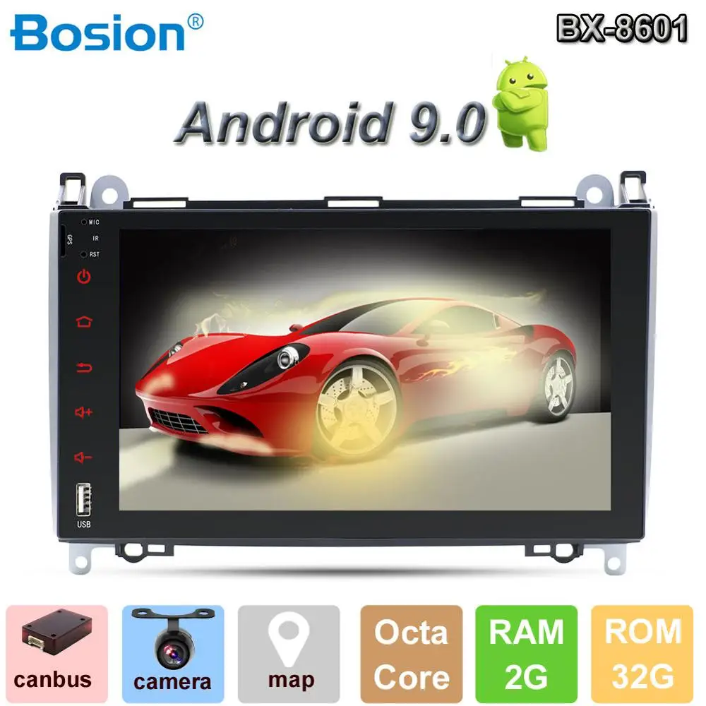 

Android 9.0 Car DVD Auto radio multimedia for Mercedes Benz for Mercedes/Benz/W906/Sprinter/Volkswagen Crafter/LT3 2006-2012