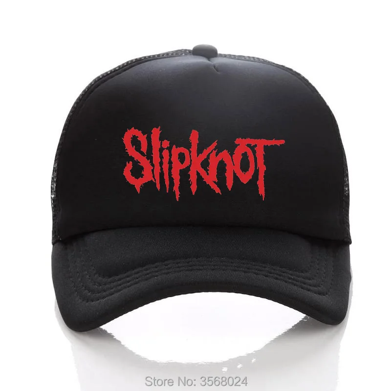 Бейсболка SLIPKNOT, летняя сетчатая бейсболка с принтом в стиле рок, остроконечная Кепка Для Взрослых, Детская кепка с изогнутыми полями, солнцезащитная Кепка, размер s для детей