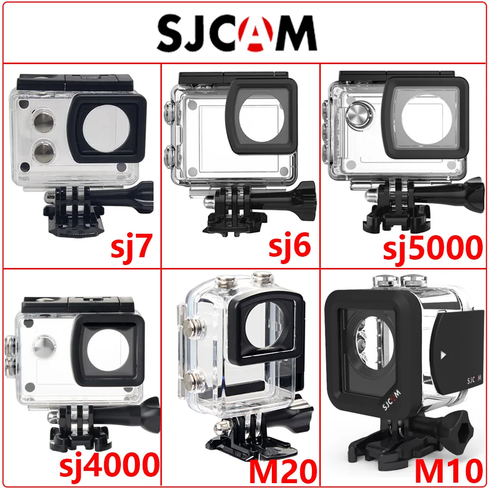 

Applicable to SJCAM sj7 sj6 sj4000 sj5000 M20 M10 action camera waterproof shell 30 meters underwater waterproof shell