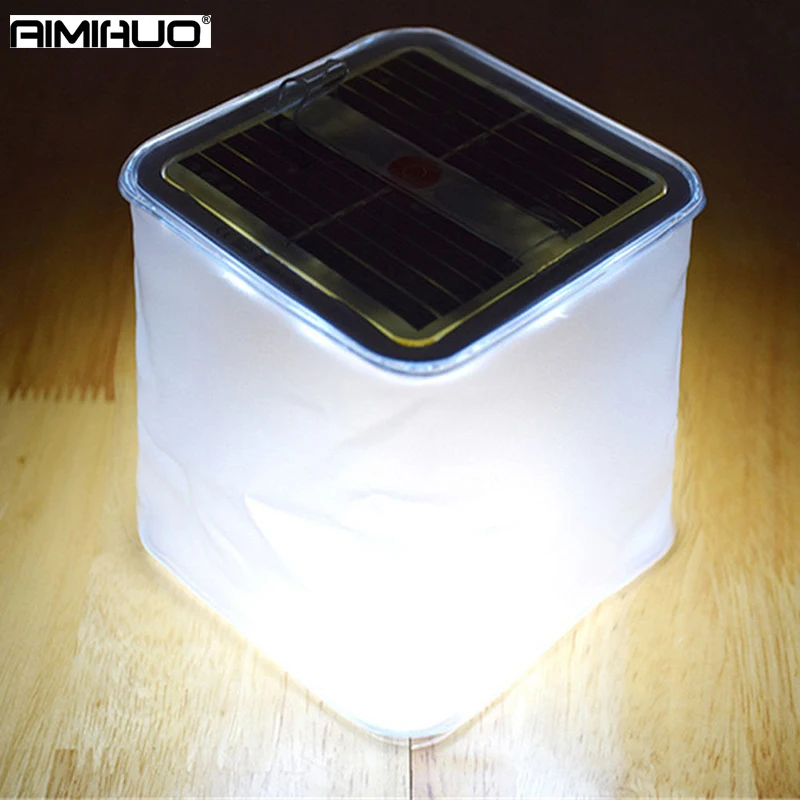 

AIMIHUO LED Night Light Inflatable Lantern Lamp LED Camping Light Outdoor Lighting Solar Lamp Lightbox Built-in Lithium Battery