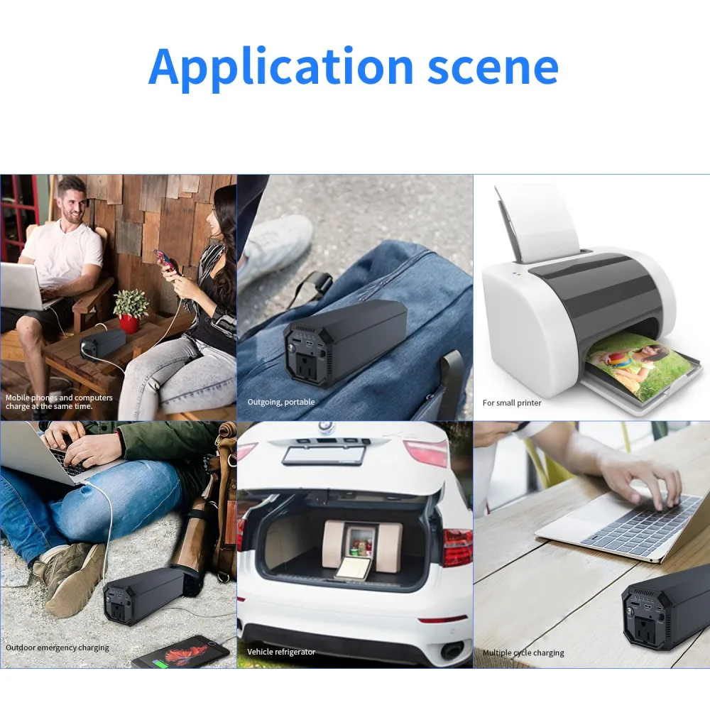 IP69 Inverter AC Power Bank with AC 100W Sine Wave & 17W USB & 18W Type-C Output 31200mAh Battery Built for 3-100W Appliance Use_Apply