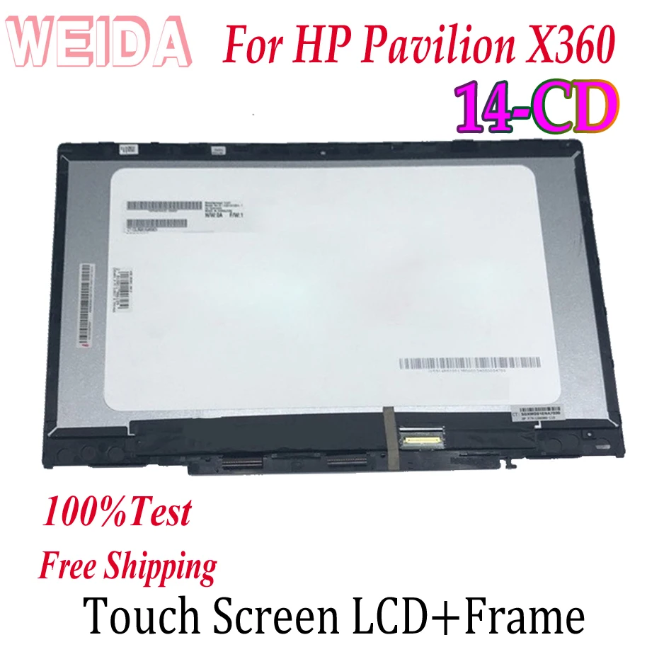 Сенсорный дигитайзер WEIDA для ноутбуков серии HP Pavilion X360 14 CD сенсорный экран ЖК