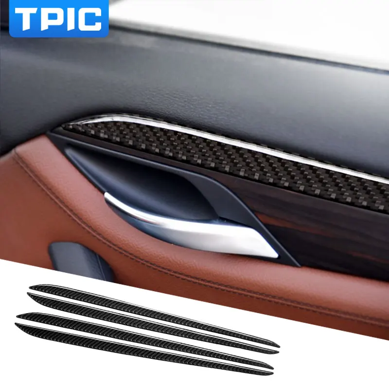 

For BMW X1 E84 2011-2015 Carbon Fiber Car Door Decoration Strip Decorative Trim stickers Car Interior Accessories Car Styling