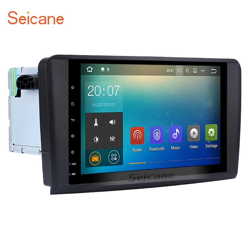 

Seicane 9" Android 7.1 2G ram Car Radio Stereo Unit Multimedia for 2005-2012 Mercedes Benz ML CLASS W164 ML350 ML430 ML450 ML500