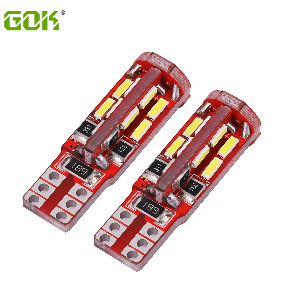 20 шт. Canbus T10 Led W5W 19led 4014 SMD автомобильный светильник для резервного копирования 19SMD