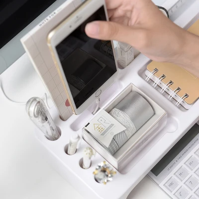  Creative Office Stationery Pen Holder Desk Organizer Pencil Storage Multifunctional Desk Tidy Stati