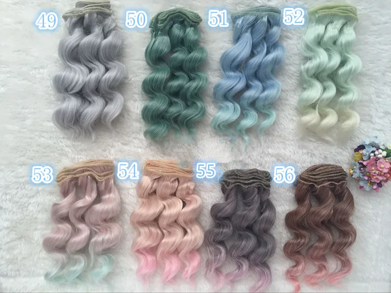 Горячие Толстые 15 см * 100 Парики BJD Ye Luoli SD DIY кукольные парики Высокая температура