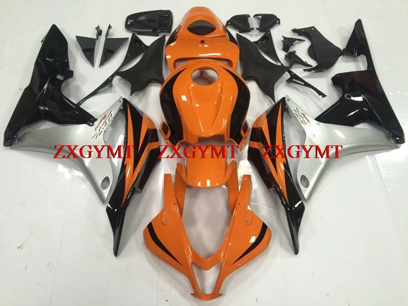 

Full Body Kits for CBR 600 RR 2007 - 2008 Fairings CBR 600 RR 07 Orange Silver Black Motorcycle Fairing CBR 600 RR 08