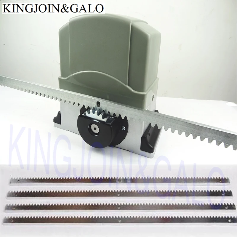 Magnetic Limit Switch Sliding Gate Opener Engine Remote Control Function with 5 M Gear Rack And Infrared Sensor
