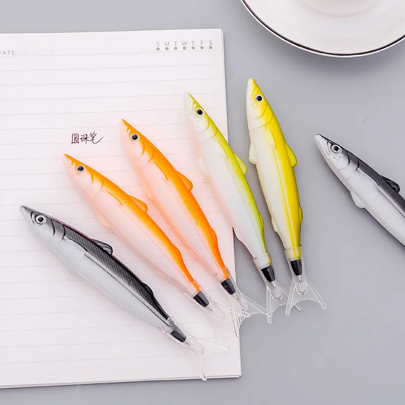 Лидер продаж Творческий морской рыбы Форма Канцтовары, шариковая ручка 0,7 мм школьные канцелярские принадлежности для студентов премия подарок ручка