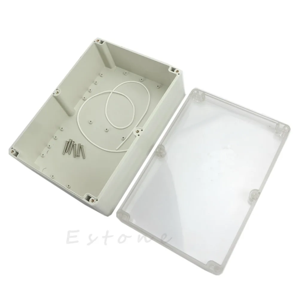 265x185x95mm Waterproof Clear Plastic Electronic Project Box Enclosure Case OCT24_40