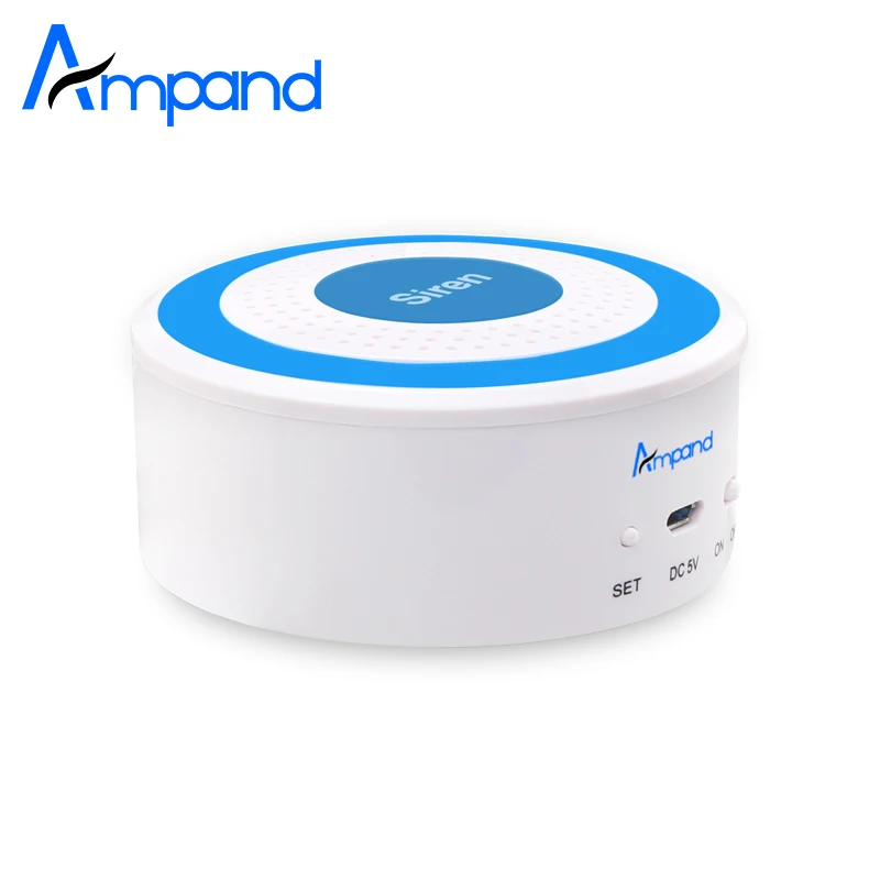 Ampand 433 МГц 100 дБ беспроводная звуковая и световая сирена для PG103 PG168 домашняя