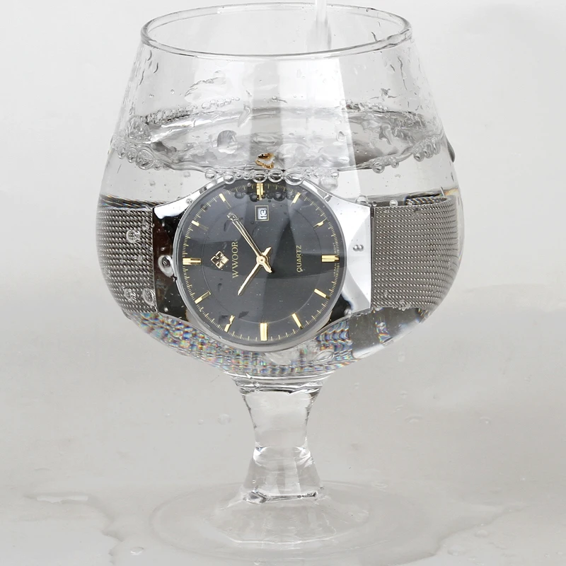New Men Watches Top Brand Luxury 50m Waterproof Ultra Thin Date Clock Male Steel Strap Casual Quartz Watch Men Wrist Sport Watch