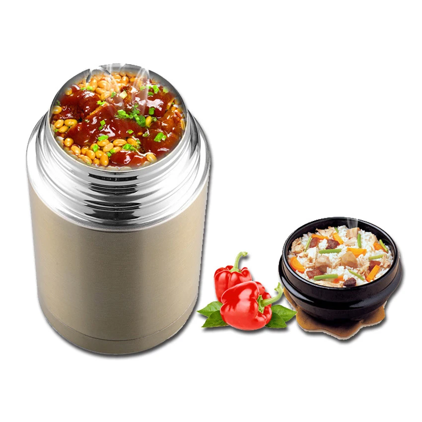 

800/1000ml Soup thermos termos food container Solid color mug child lunch termo high quality caneca travel garrafa termica