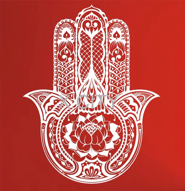 Hamsa Hand Wall Decal Vinyl Sticker Art Decor Eye Indian Buddha Yoga Hamsa Hand Wall Decal Vinyl Sticker Art Decor Eye Indian Buddha Yoga Fatima Om Mandala Ganesh