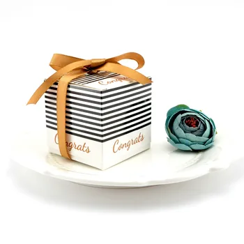 

100pcs/lot cute Candy Box Boy Baby Shower favor Baptism Christening Birthday Gift chocolate box birthday party decorations kids