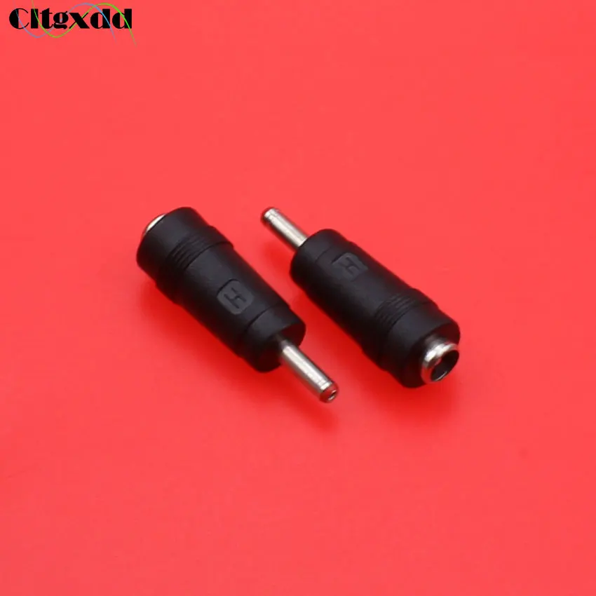 

cltgxdd DC jack 5.5*2.1 mm female to 3.5*1.3 mm male Converter Adapter Socket interface Connector for CCTV Camera LED