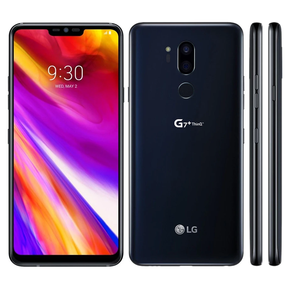 LG G7 ThinQ G710VM разблокированный 64 Гб rom 4 Гб ram LTE Android Snapdragon 845 Восьмиядерный 6," двойной 16 МП NFC отпечаток пальца