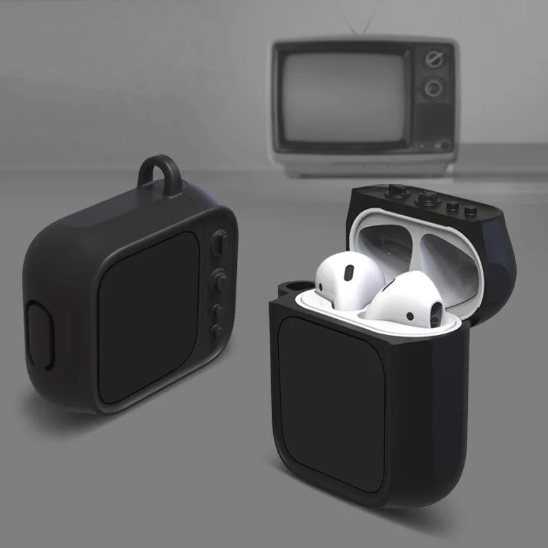 Новый чехол для AirPods, защитный силиконовый наушник в стиле ретро, защитный чехол для Apple Air Pods, защитный беспроводной чехол