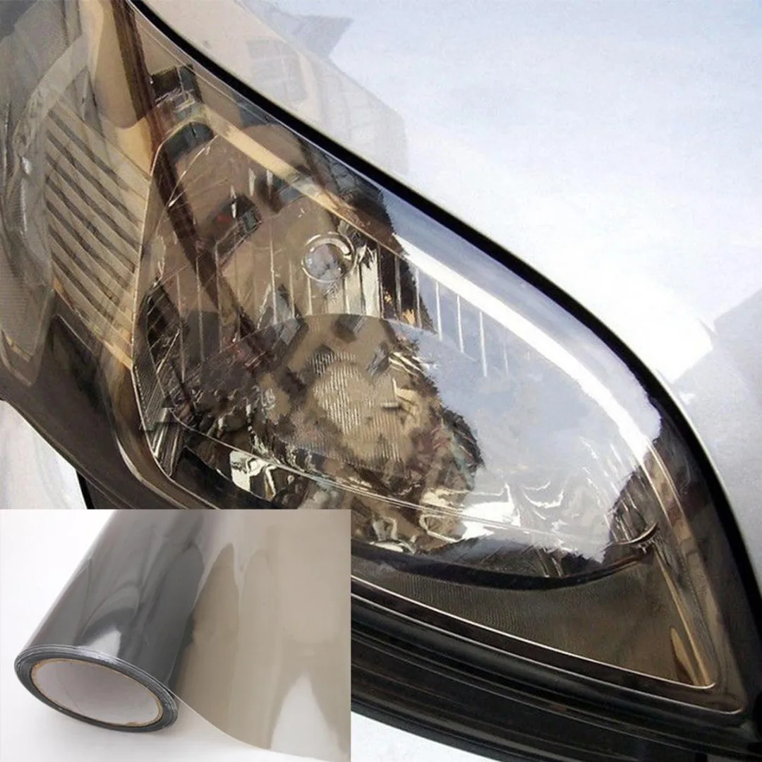 30cm x 1m 12"x40" Auto Car Light Headlight Taillight Tint Vinyl Film Sticker Motorcycle Whole Car Decoration Gloss Black