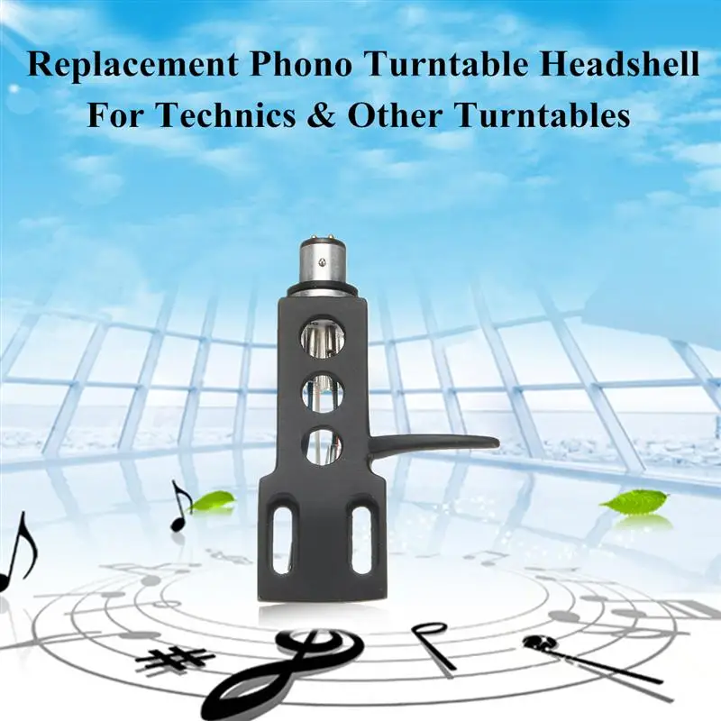LEORY 1 шт. черный проигрыватель голова оболочка для техники для Другое вертушки 4 Pin контакты подходит Phono поворотные столы головка в виде ракушки