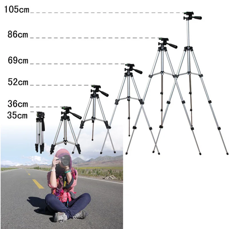 105 см алюминиевый Профессиональный Телескопический штатив-Трипод для камеры держатель для астрономического телескопа бинокль монокуляр