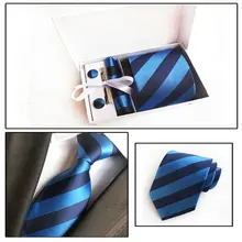 Мужской Жаккардовый полосатый клетчатый шелковый галстук с принтом пейсли, зажимы, Мальчишник, рождественский подарок, галстук, карманный квадратный носовой платок, набор