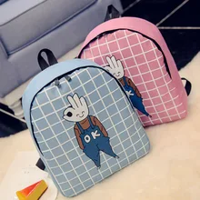 Mrs win 2017 Canvas Printing Backpack Women Cute School Backpacks for Teenage Girls retro Laptop Bag
