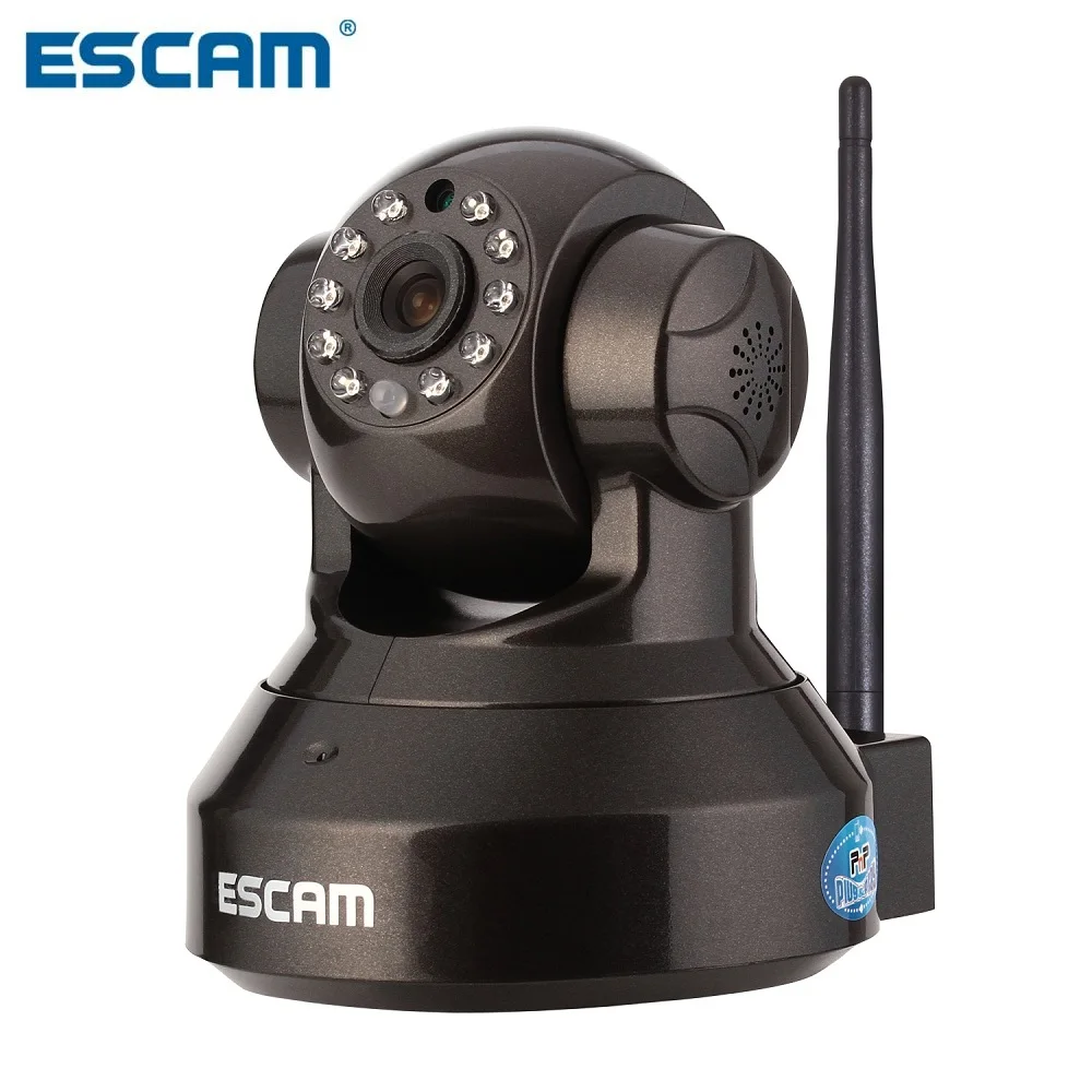  ESCAM Pearl QF100 H.264 720P WiFi Infrared Pan Tilt IP Camera 2-way Audio New Hisilicon 3518E Chipset Support 32GB TF Card 