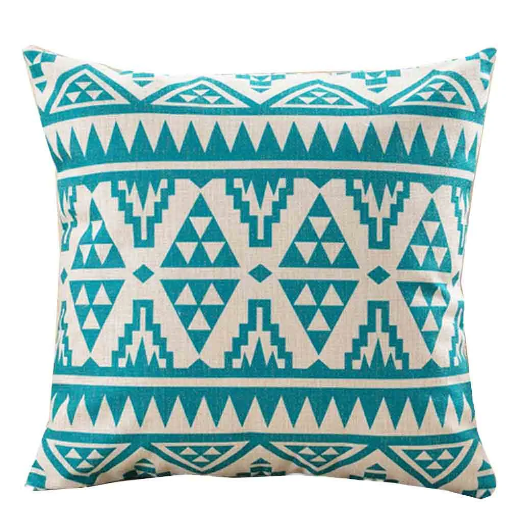 

Flowers Grass Pattern Pillow Waist Throw Cushion Home