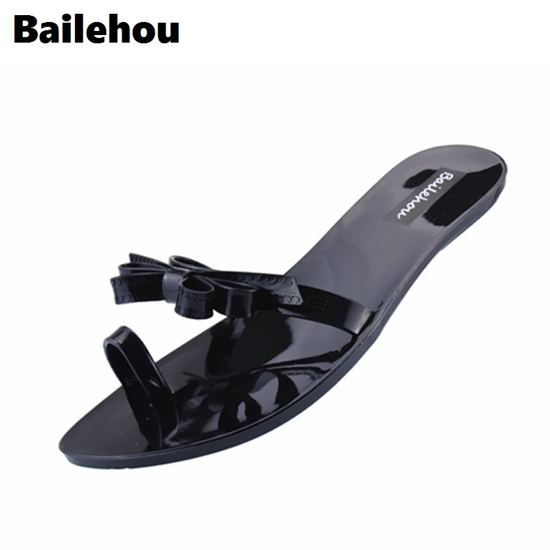 

Bailehou Fashion Women Flat Slippers Summer Beach Slipper Slip On Slides Casual Flats Shoes Flip Flops Sandals Butterfly Knot
